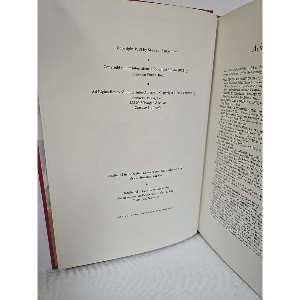 The Children's Hour 1953 Vintage HC,‎ Volume 8 Myths and Legends